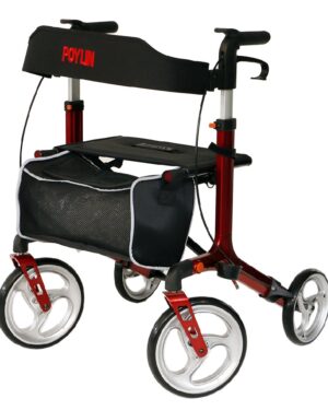 Poylin P888 Ultra Lüks Rolatör Kırmızı