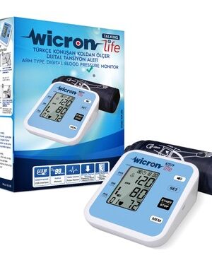 Wicron Life Tam Otomatik Türkçe Konuşan Koldan Ölçer Tansiyon Aleti