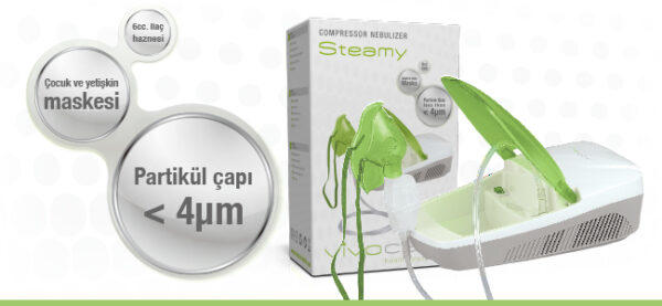 STEAMY Vivocare-Tags Steamy TR Nebulizatör - KOMPRESÖRLÜ