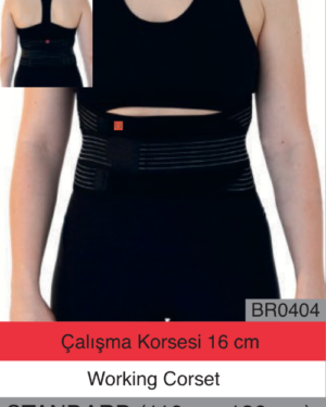 Çalışma Korsesi 16cm br0404 Standard 110/130cm