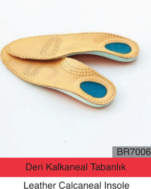 Deri Kalkaneal Tabanlık BR7006