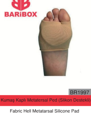 Kumaş Kaplı Metatersal Ped (Silikon Destekli) BR1997