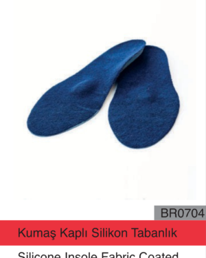 Kumaş Kaplı Silikon Tabanlık BR0704