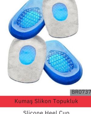 Kumaş Silikon Topukluk BR0737