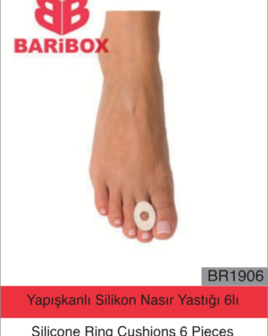 Yapışkanlı Silikon Nasır Yastığı 6'lı BR1906