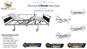 2 Motorlu Hasta Yatağı Ekonomik