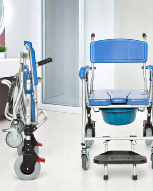 R401 Mavi Standart Banyo Tuvalet Sandalyesi